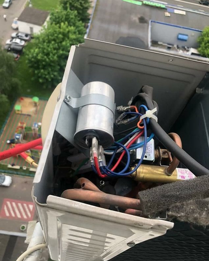 кондиционер, техника, сильно шумит внешний блок кондиционера, сплит система lg внешний блок конденсаторы, оборудование