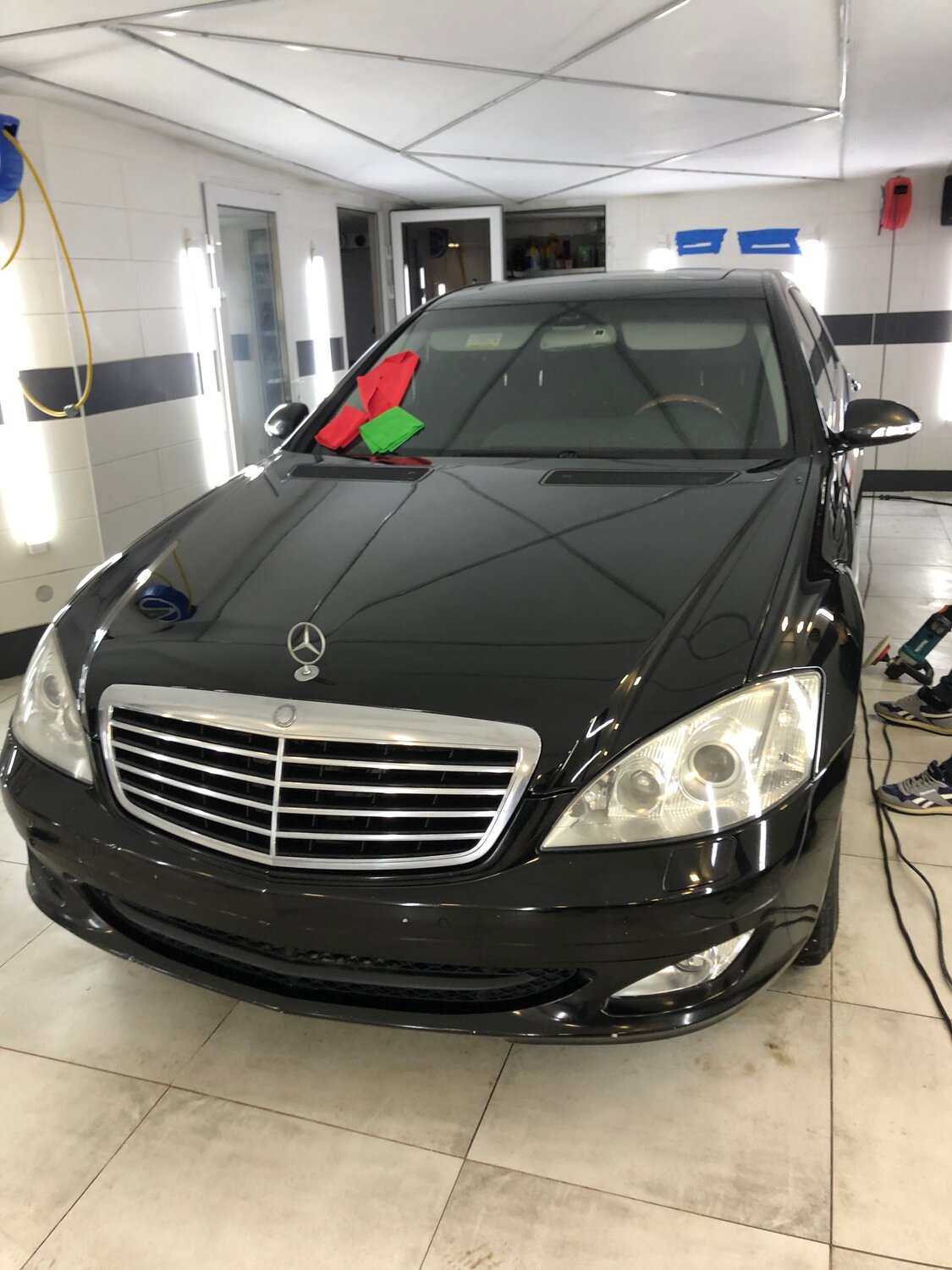 mercedes-benz s-класс, мерседес w221 s500 4matic 2010, mercedes-benz, черный мерседес, Mercedes-Benz S-klasse AMG II (W221) Рестайлинг