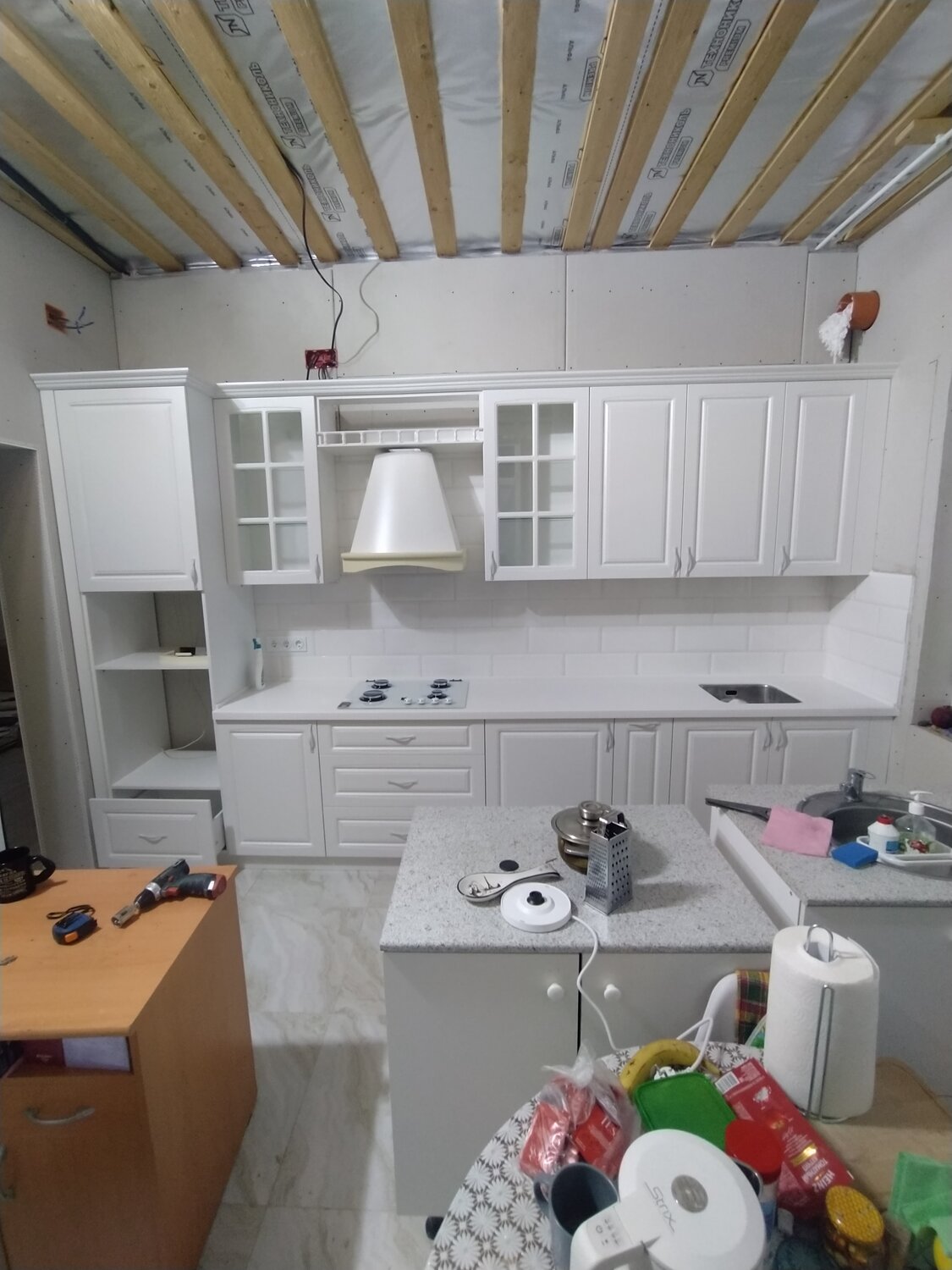 комната, квартира, мебель, перенос кухни в коридор, kitchen