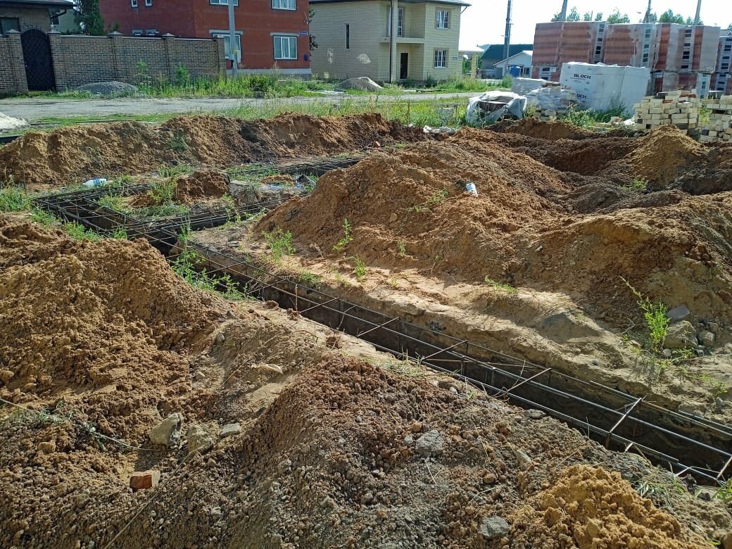Строительство ленточного фундамента