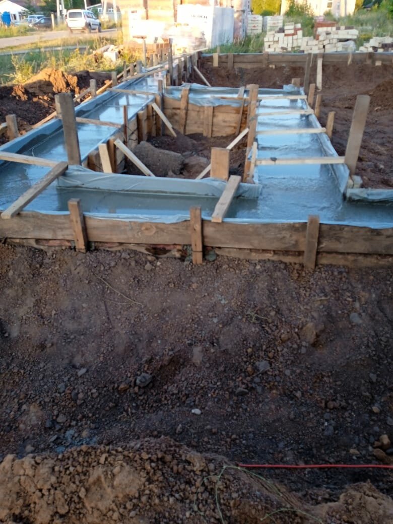 Строительство ленточного фундамента