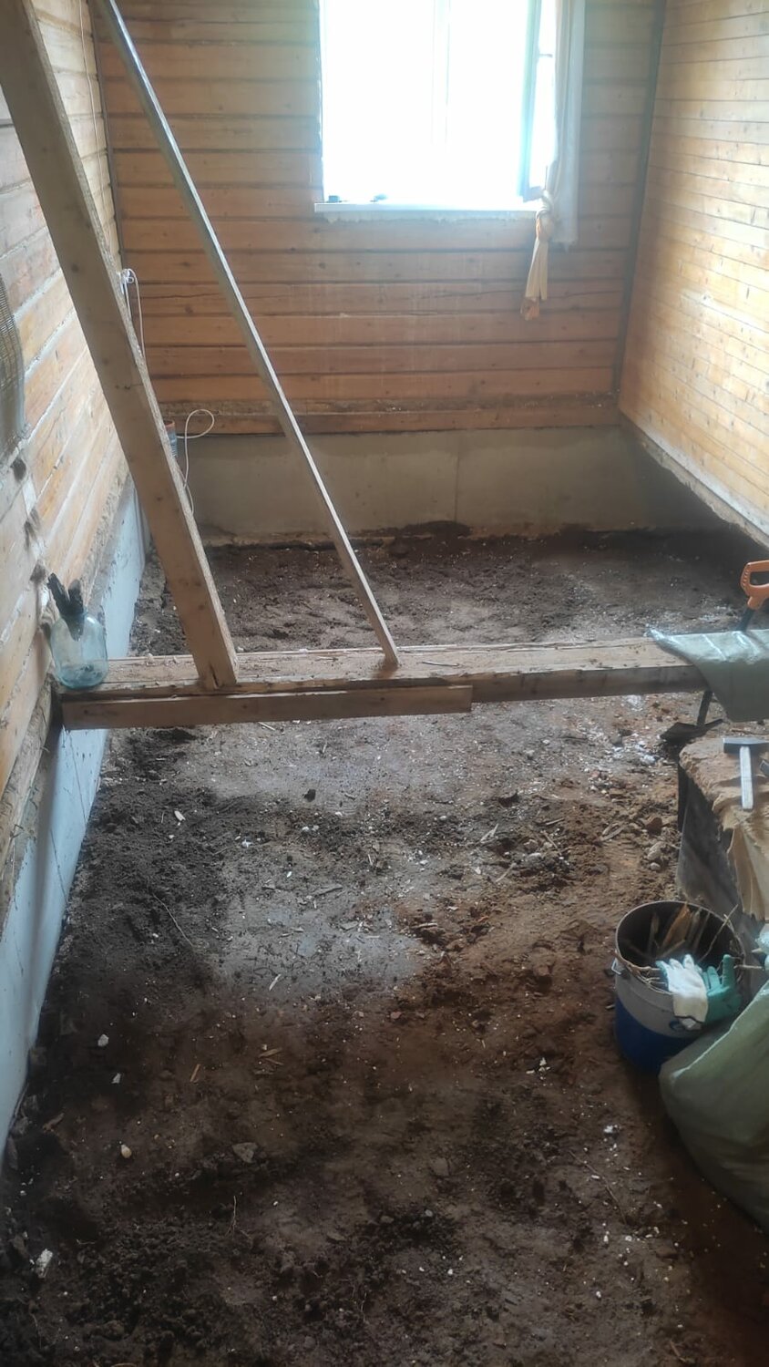 Замена гнилых полов