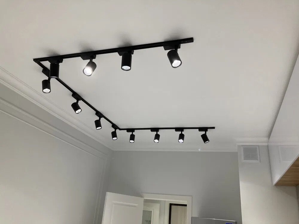 трековые светильники 20w led track light, трековые системы освещения, трековый светильник на шинопроводе, трековое освещение, шинопровод для светильников