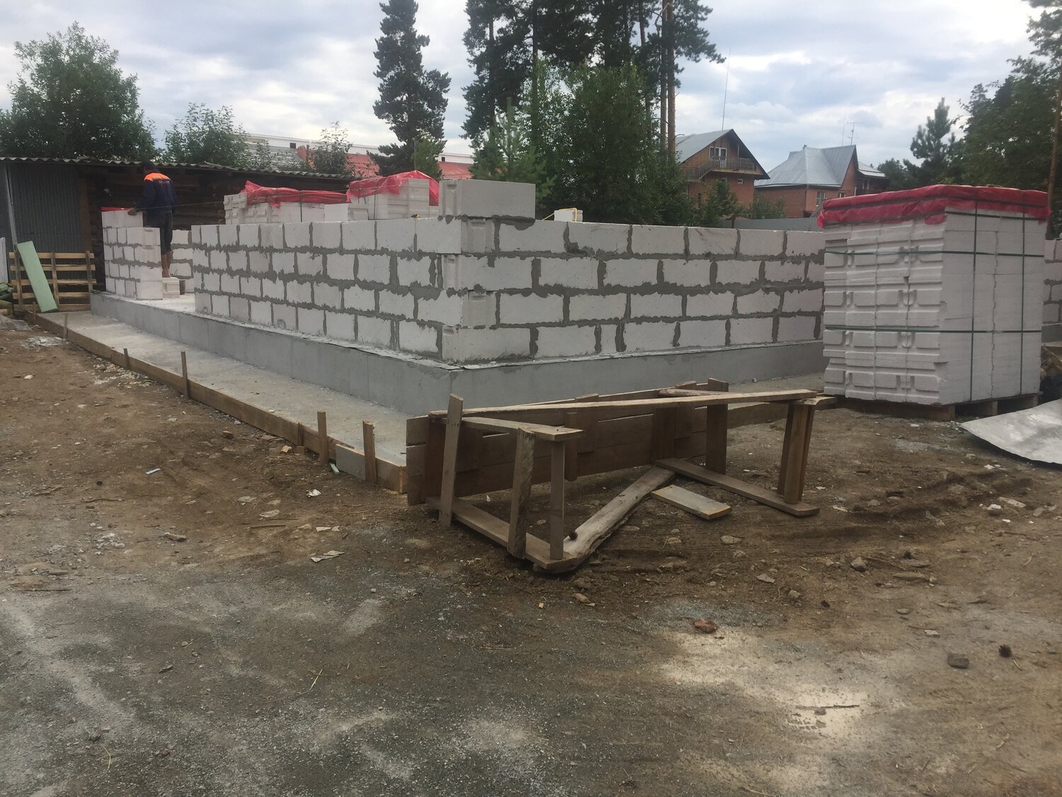 пеноблок, пенобетонные блоки, кладка пеноблока, фундамент из пеноблоков, газобетонные блоки