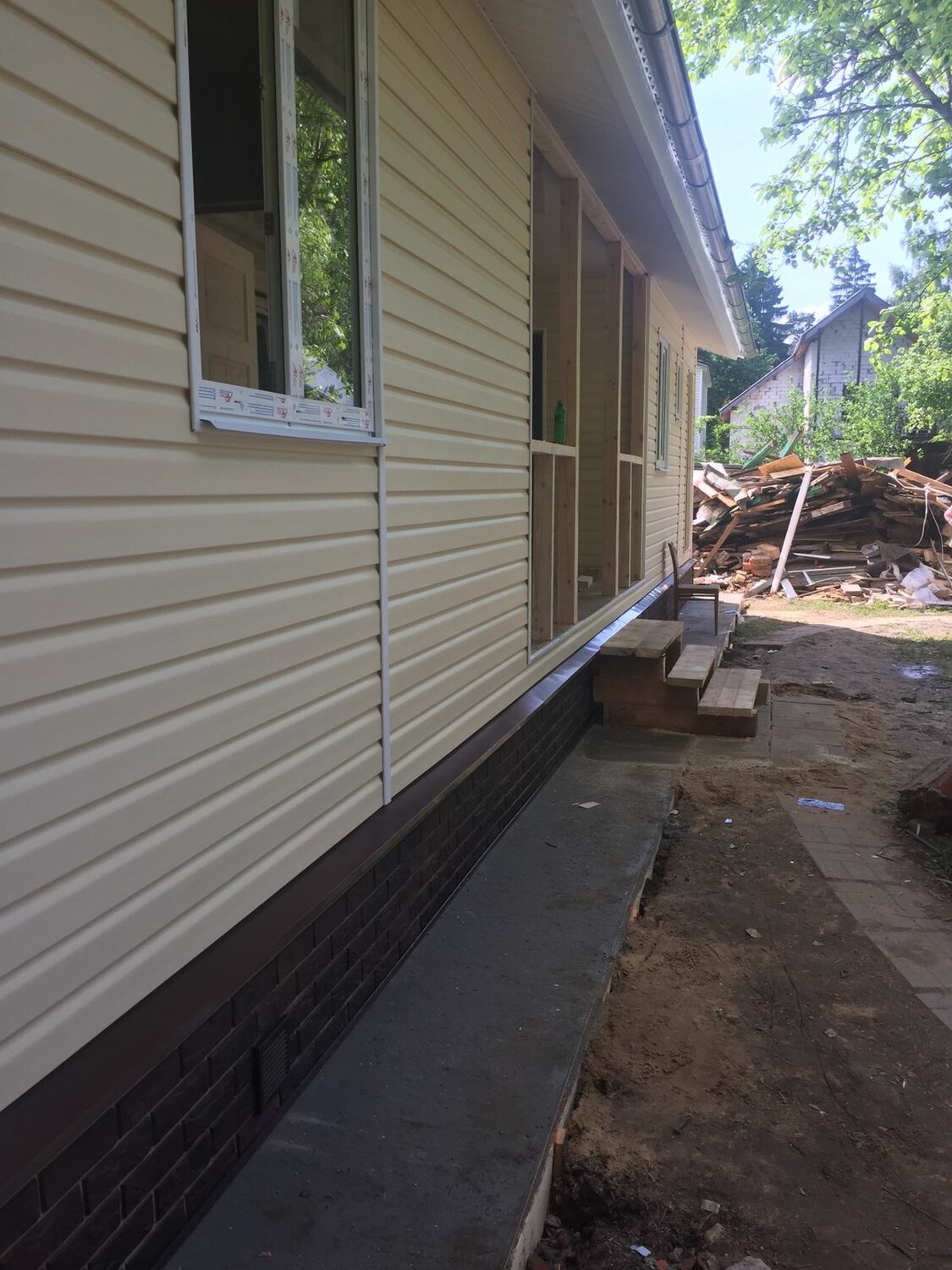 Устройство отмостки фундамента