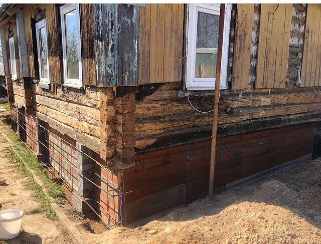 Замена фундамента