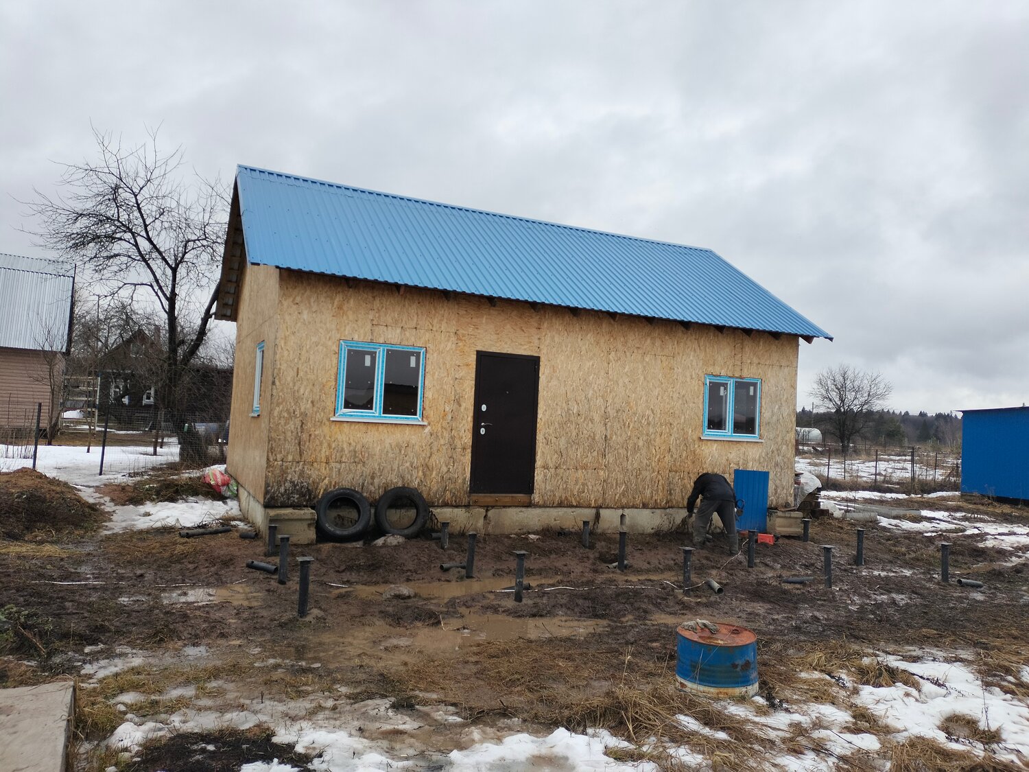 дом в селе, дом дача, дом, дачный дом, щитовой дом