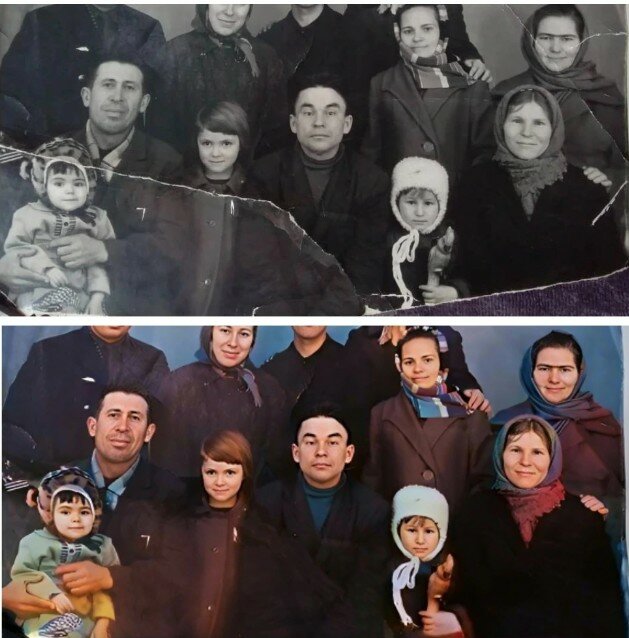 реставрация старых фотографий, фотографии друзей, мужчина, старая фотография, человек