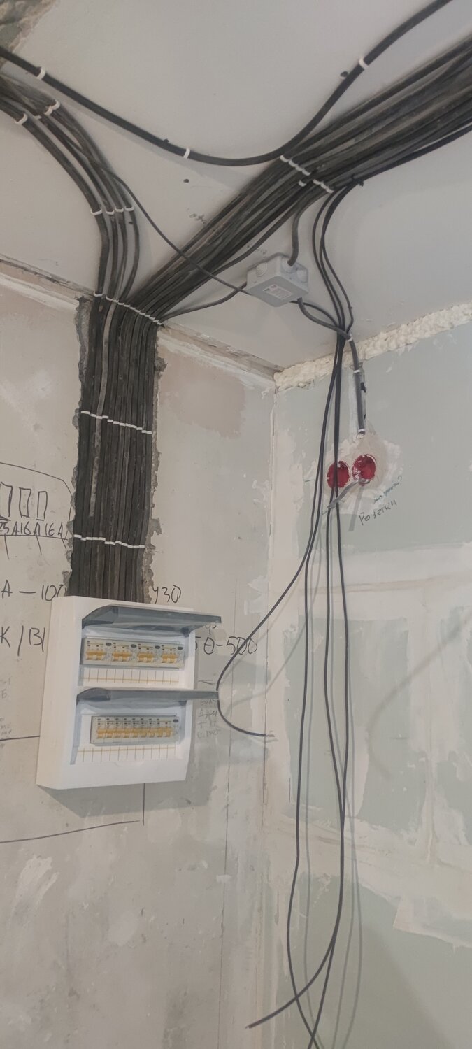электрика в квартире, монтаж электропроводки, электропроводка, разводка электрики, разводка электропроводки