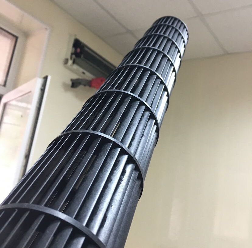 ballu вентилятор внутреннего блока, вентилятор внутреннего блока (турбина) для кондиционера 540x94mm черный, вентилятор внутреннего блока кондиционера мидея 24, кондиционер, внутренний блок кондиционера