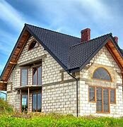 красивый дом из газобетона, дом из пеноблоков, дом из газобетона, коттедж из газобетона, газобетон дом