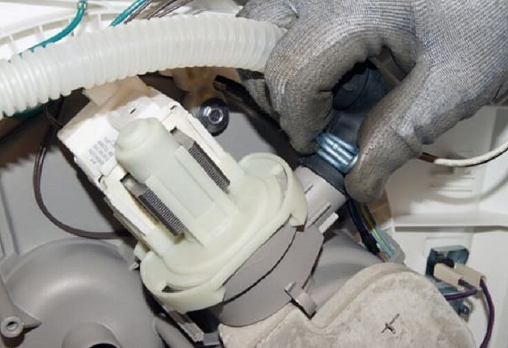 система слива посудомоечной машины аристон, сливной насос посудомоечной машины beko, посудомоечная машина, слив посудомоечной машины, сливной насос