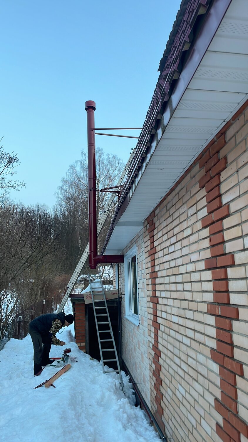 дымоход, дымоход для газового котла через крышу, крепление наружного дымохода, дымоход для газового котла, монтаж дымохода