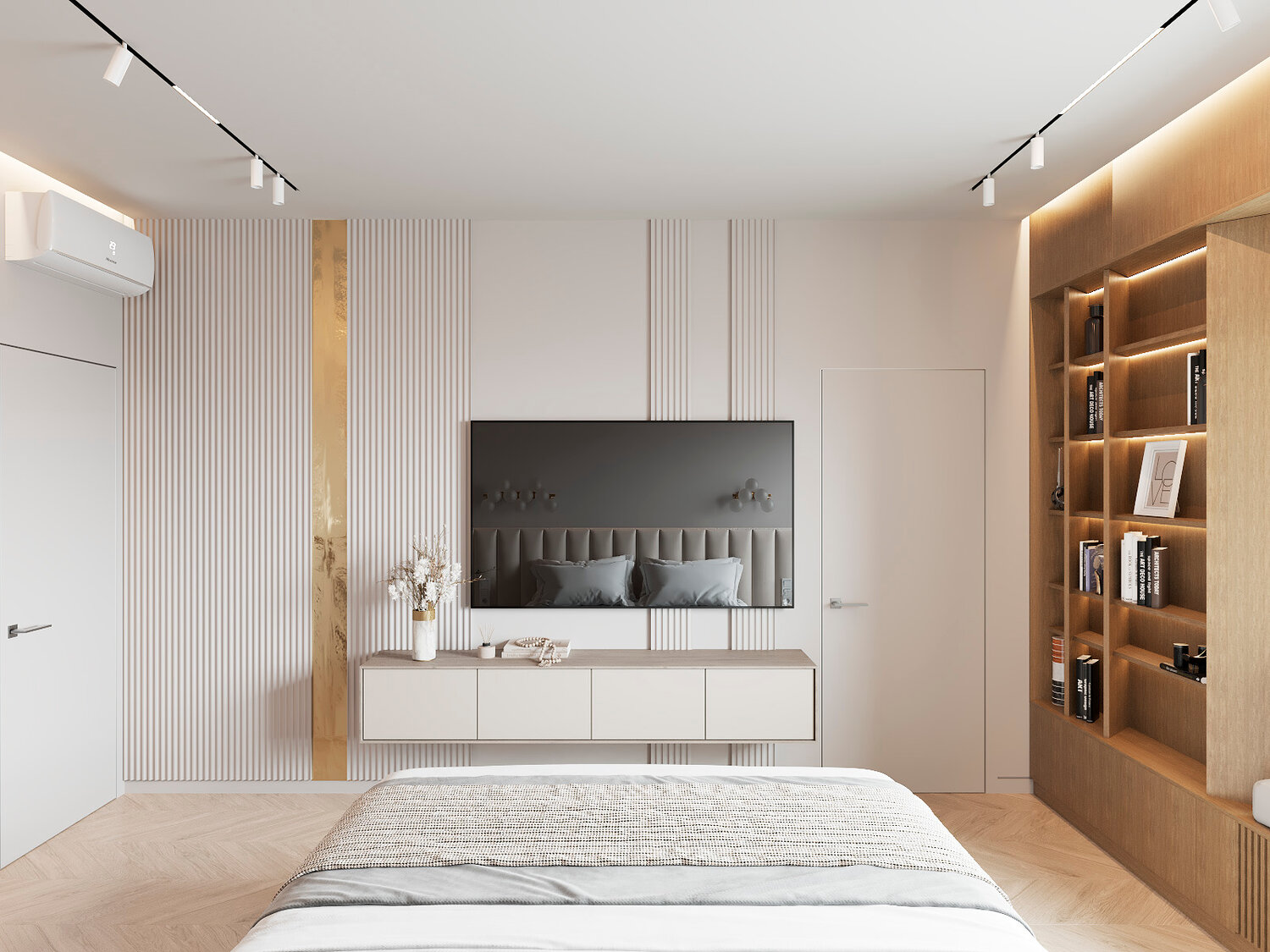 дизайн интерьера, спальни дизайн интерьер, спальня интерьер, спальня в современном стиле, современный интерьер