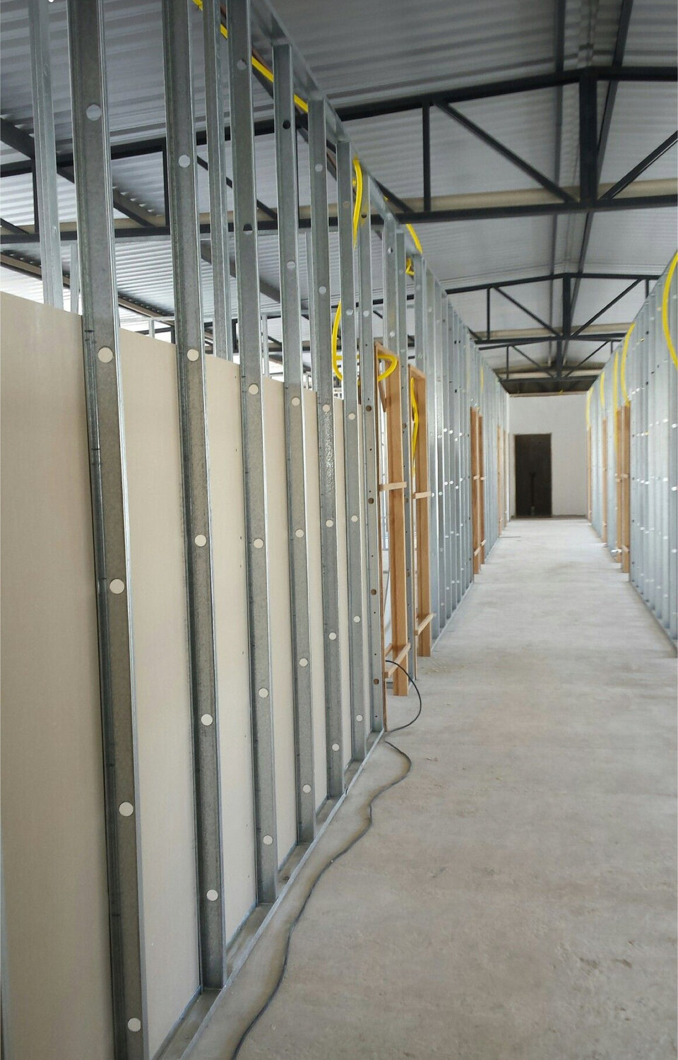 перегородки из гкл кнауф, монтаж перегородки из гипсокартона, перегородки гкл кнауф, каркас перегородки из гипсокартона, перегородка из гипсокартона