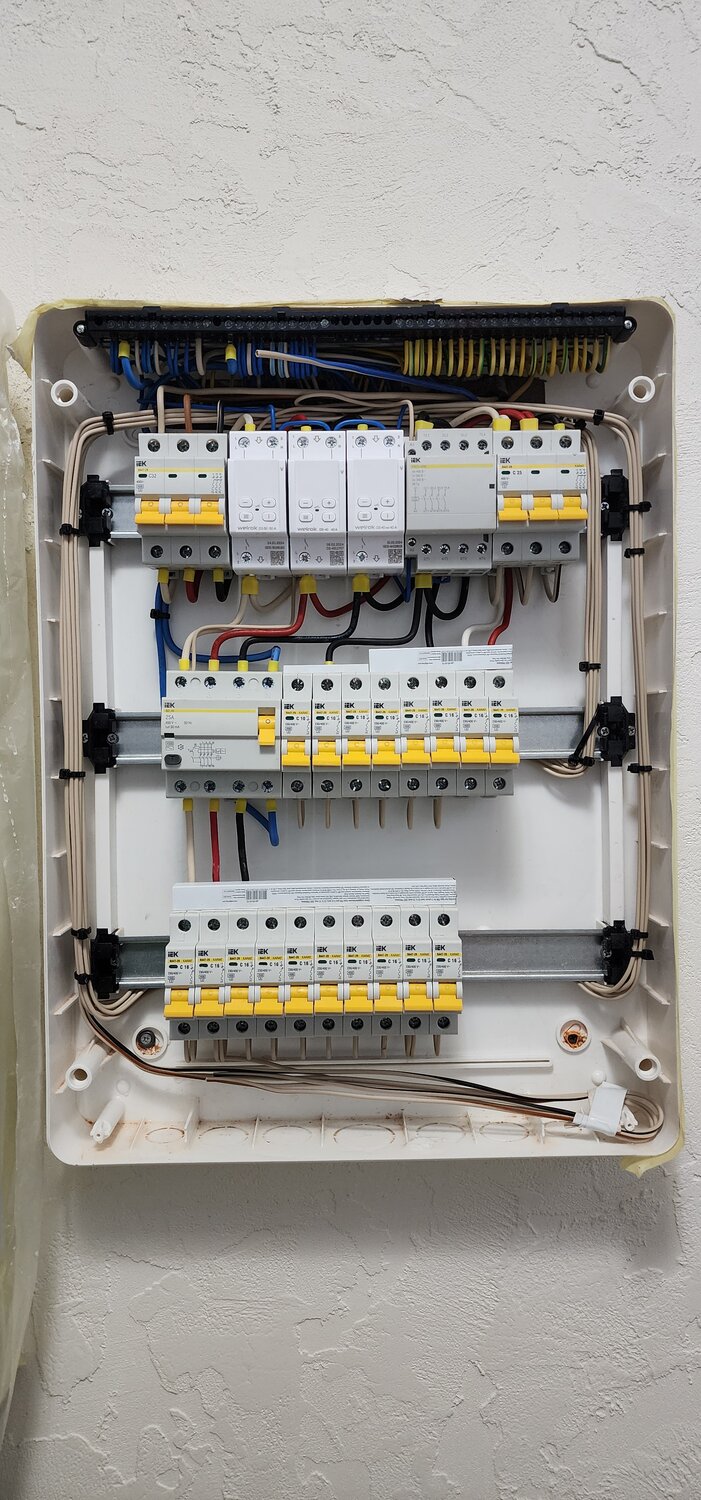 электрика, сборка щитка на iek, сборка щитка, распределительный щит abb 380в, распределительный электрощит щит электрический
