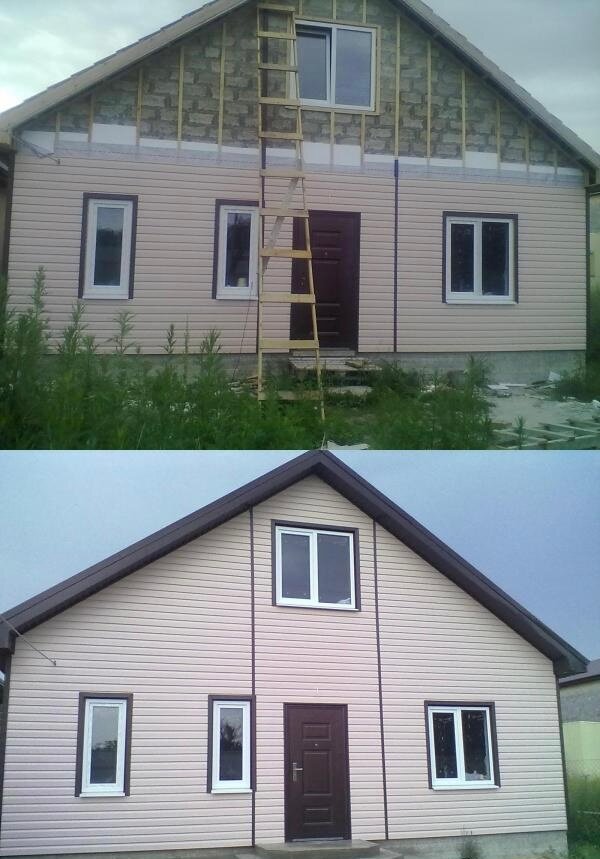 обшитые дома сайдингом, сайдинг, дома сайдинг, отделка дома сайдингом, дома отделанные сайдингом
