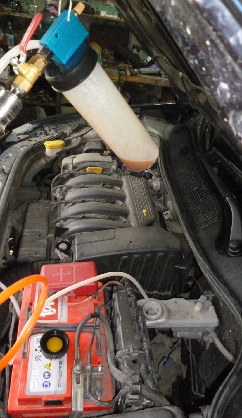 бачок тормозной жидкости рено меган 2, промывка тормозной системы, двигатель рено логан, жидкость гур ларгус 16 клапанов к4м, двигатель ларгус