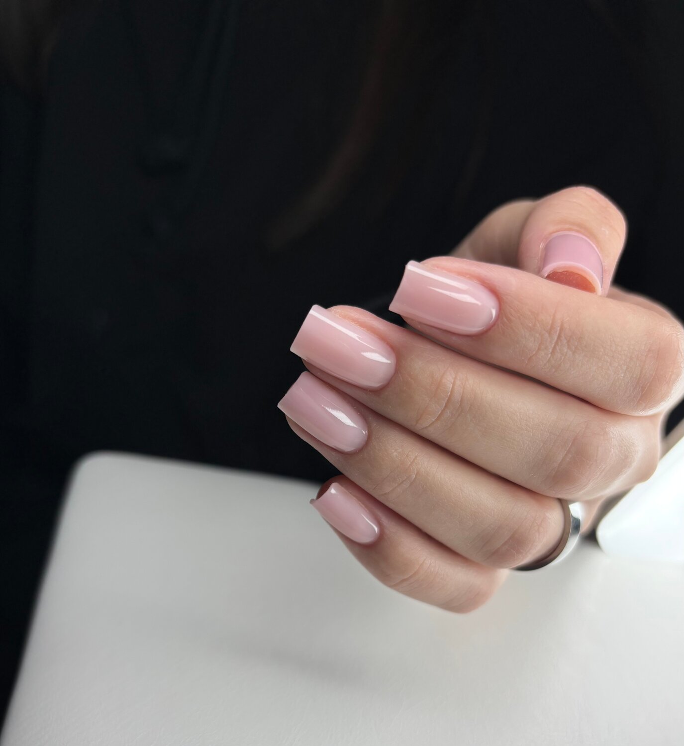 ногти, маникюр 💅, квадратные ногти маникюр, квадрат ногти маникюр, базовые ногти