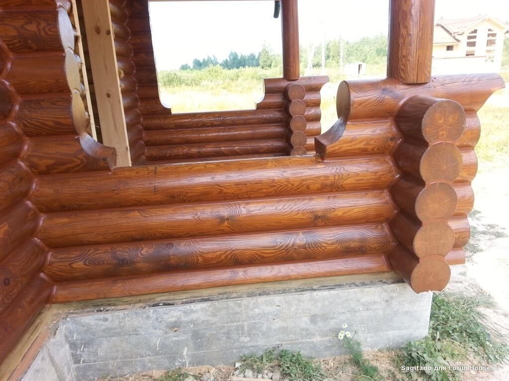 тиккурила 5062 оцилиндрованного бревна, оцилиндрованного бревна, отделка сруба, дома из оцилиндрованного бревна, покраска сруба