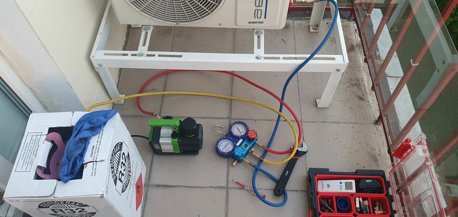 заправка кондиционера, заправка сплит системы, заправка кондиционера домашнего, заправка кондиционера фреоном, вакуумация сплит системы