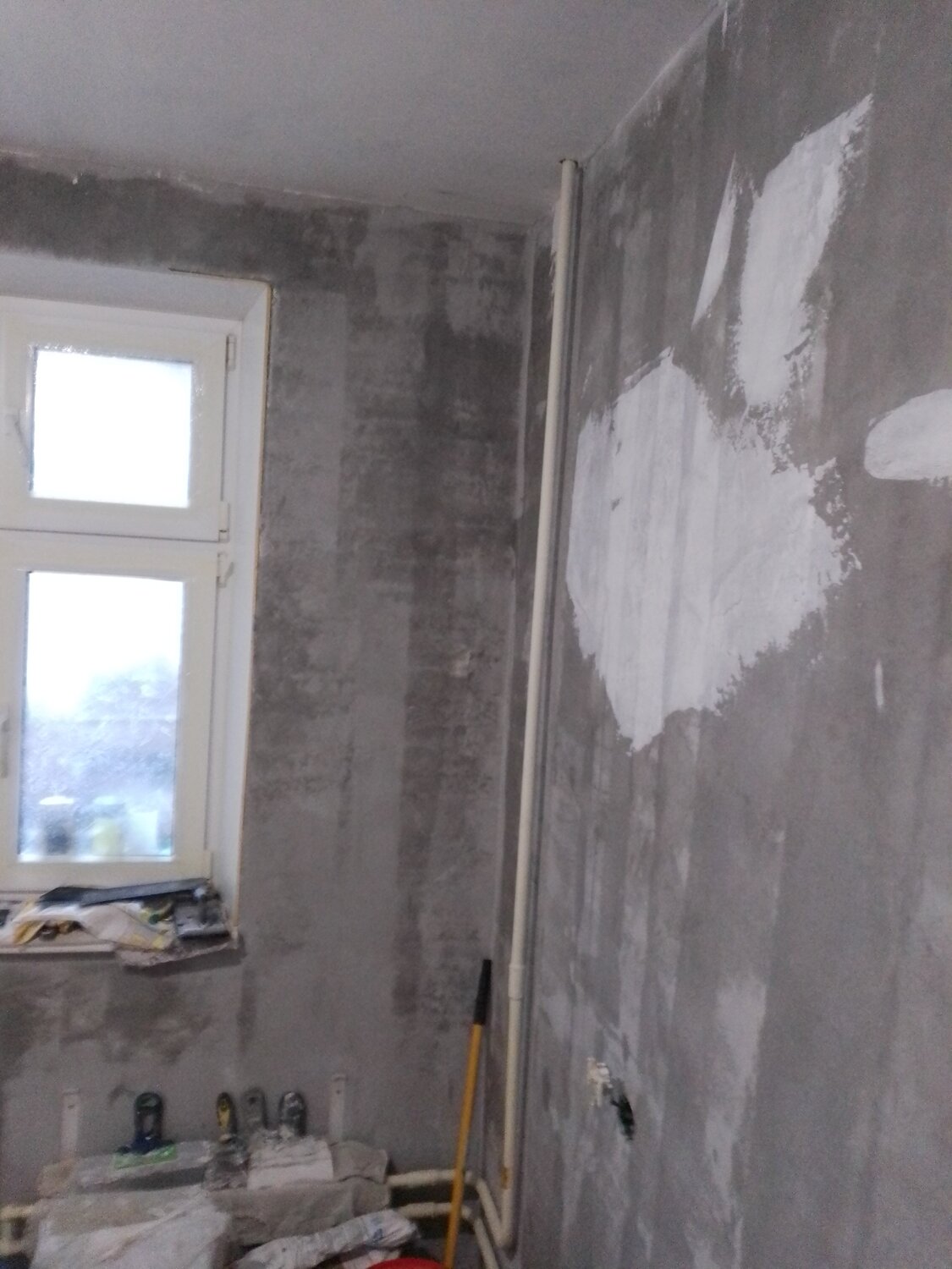 штукатурка стен, штукатурка стен в квартире, шпаклевка стен, черновая штукатурка, штукатурка стен по маякам