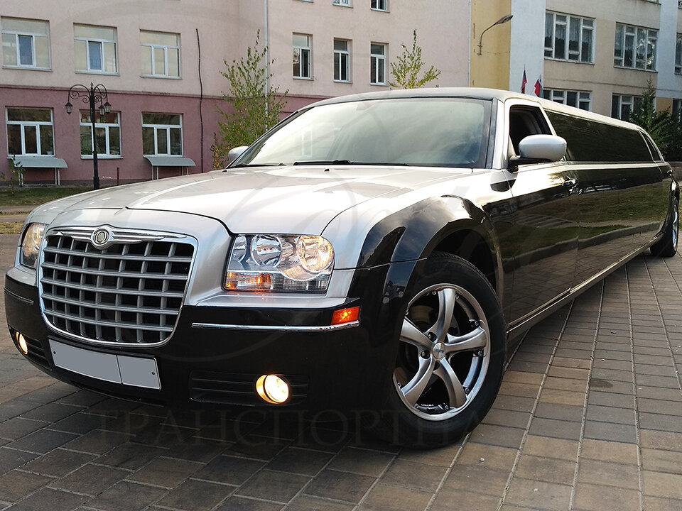 chrysler 300, chrysler, chrysler 300c i, 2005, черный лимузин крайслер с300, chrysler 300c 3.5