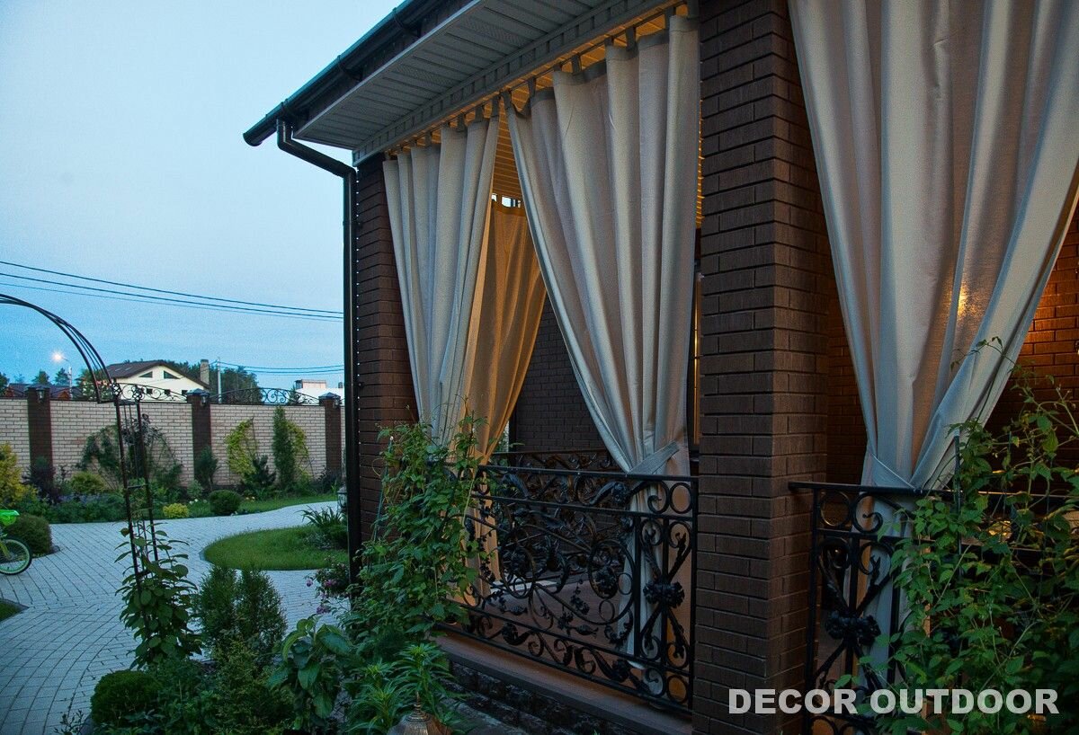 Купить Штора для беседки, террасы, сада, балкона decoHOUSE: отзывы, фото и харак