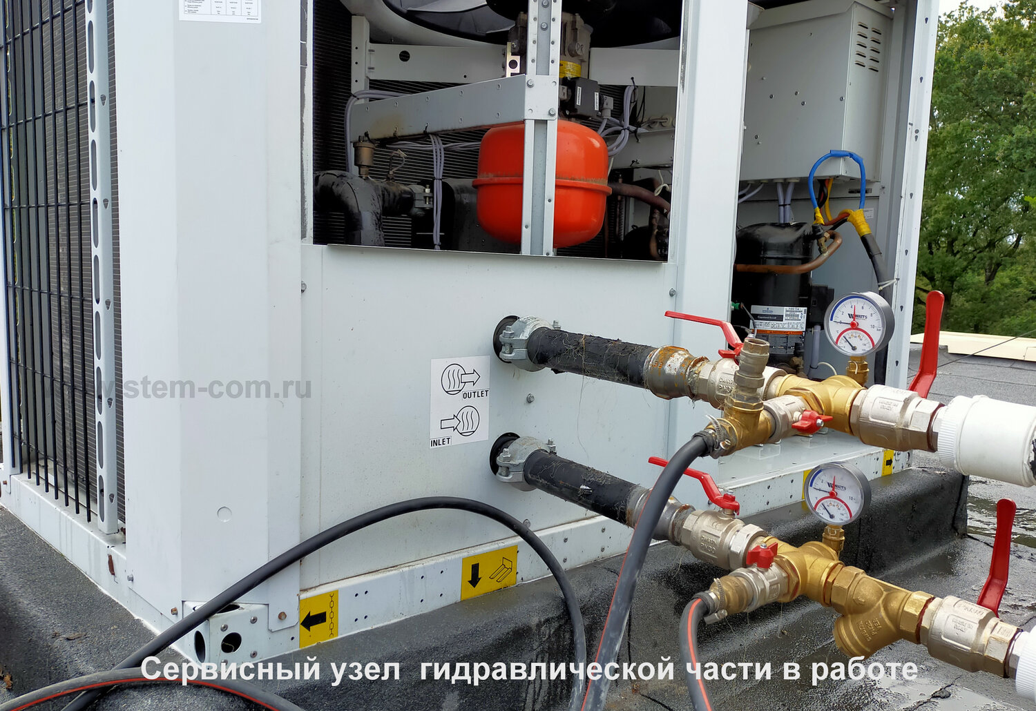 оборудование, водоснабжение, дренажный трубопровод в котельной, отопление, котельная