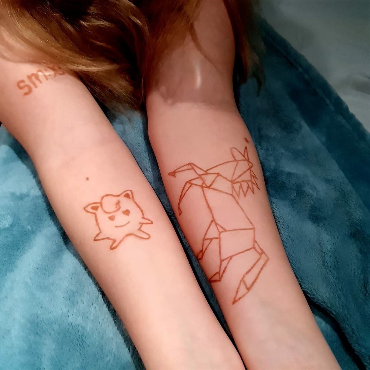 татуировка, тройные тату, тату, tattoo, милые парные тату
