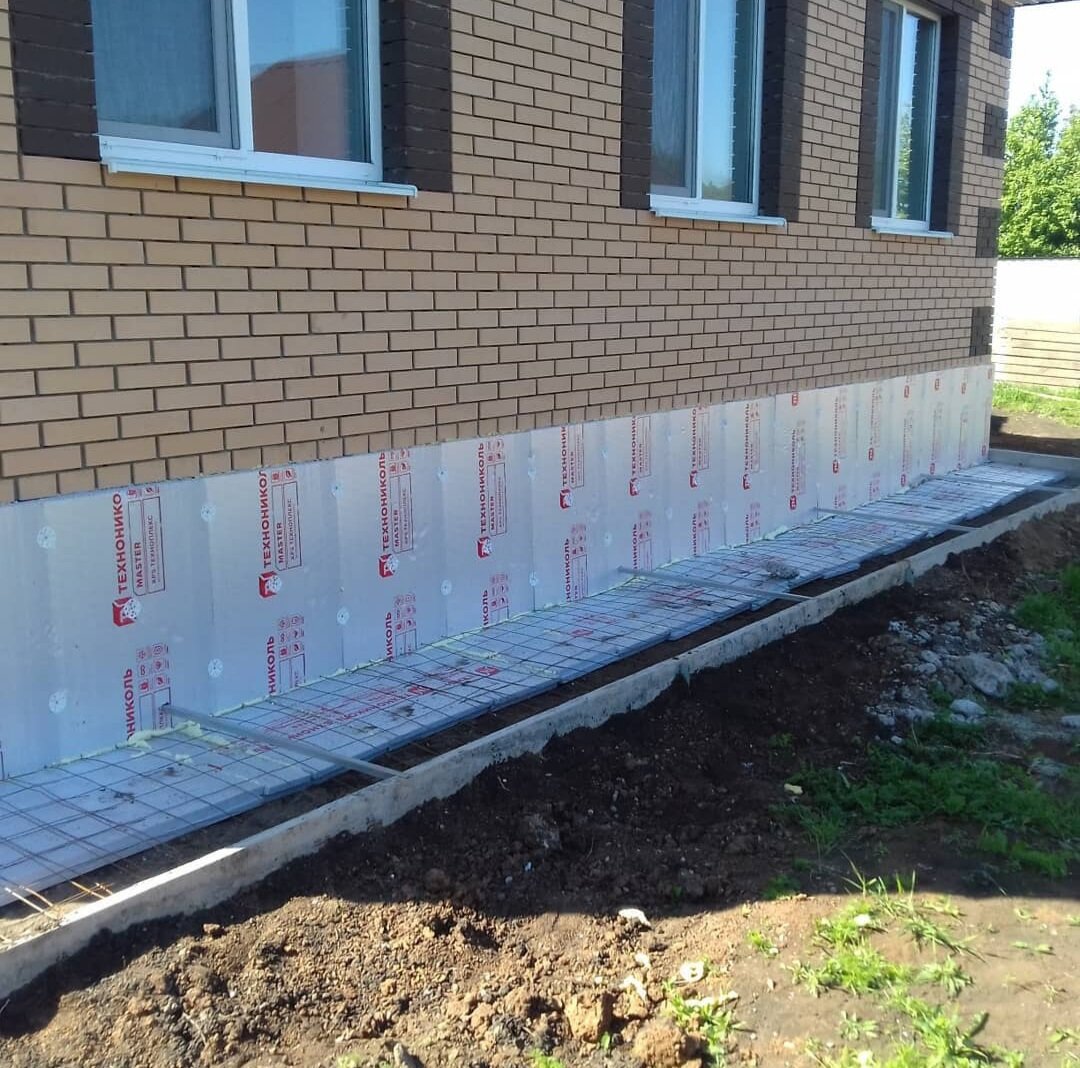 Устройство отмостки фундамента