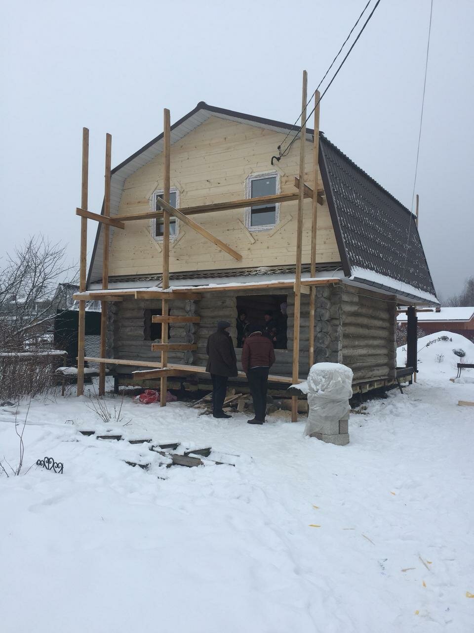 Конопатка сруба