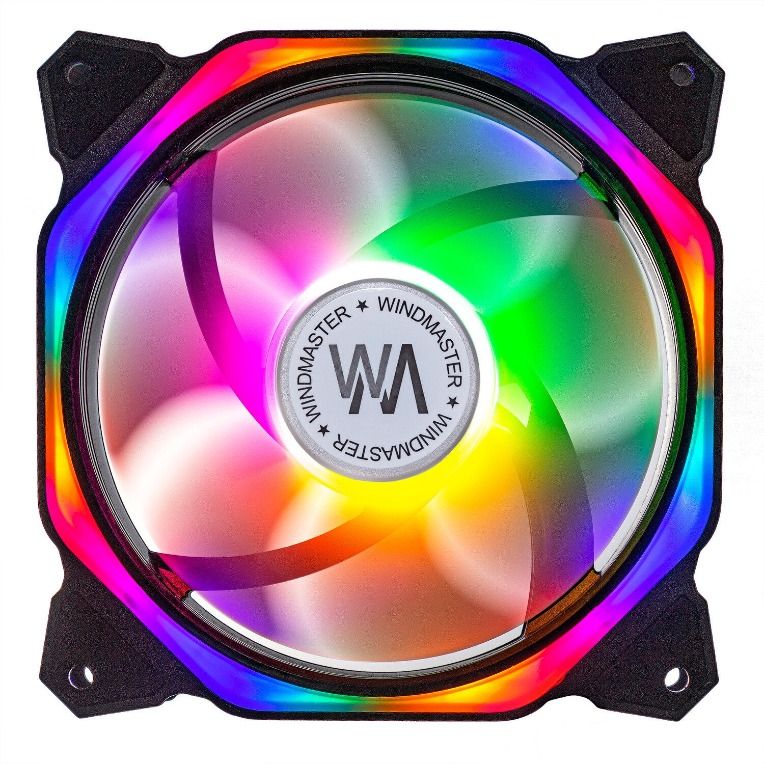кулер rgb 12dr4, aerocool кулер с rgb, вентилятор компьютерный 140 мм, кулер, вентилятор pccooler led rgb