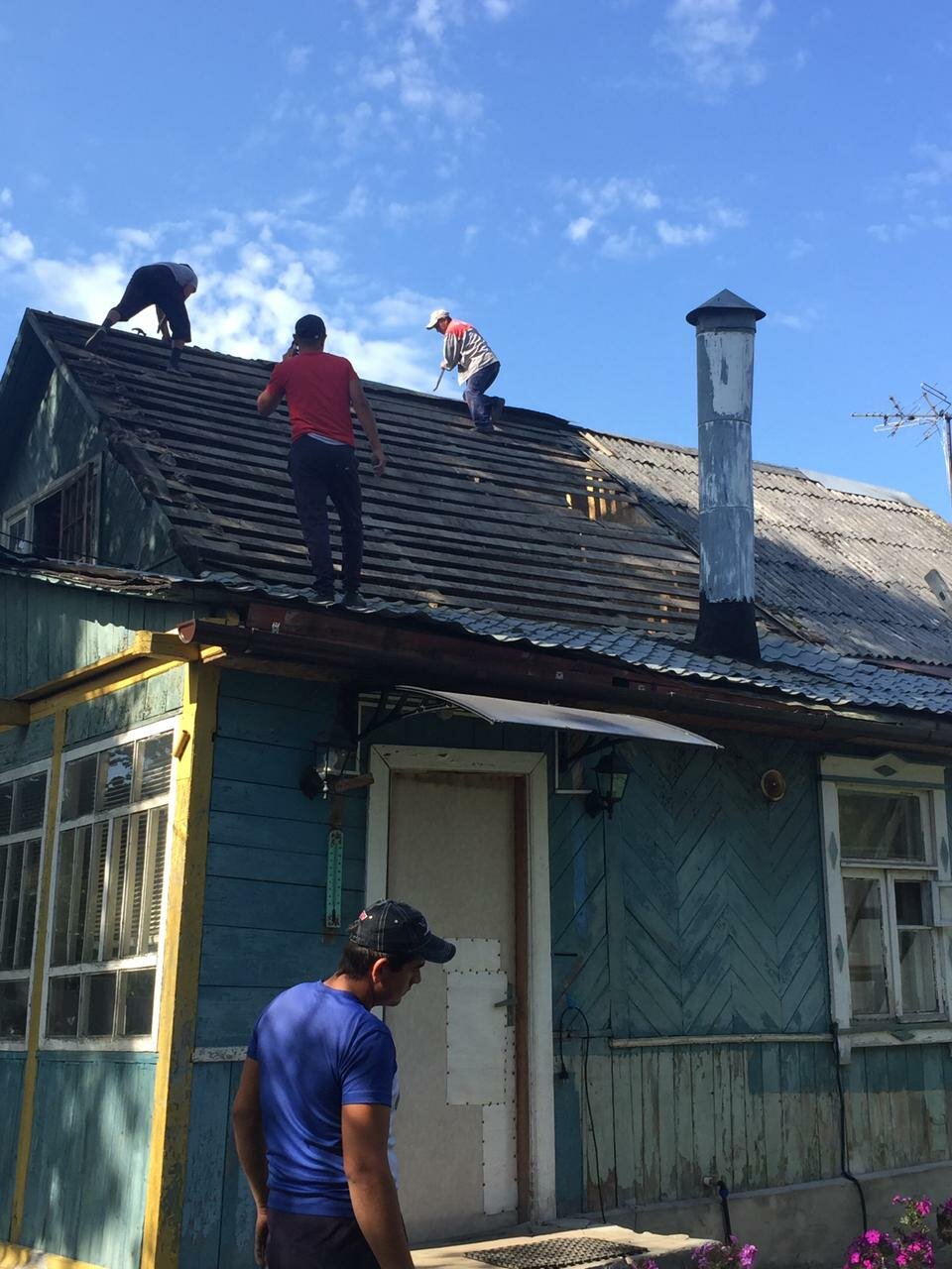 Демонтаж кровли