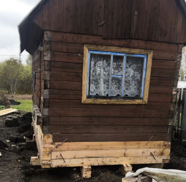 Замена гнилых венцов