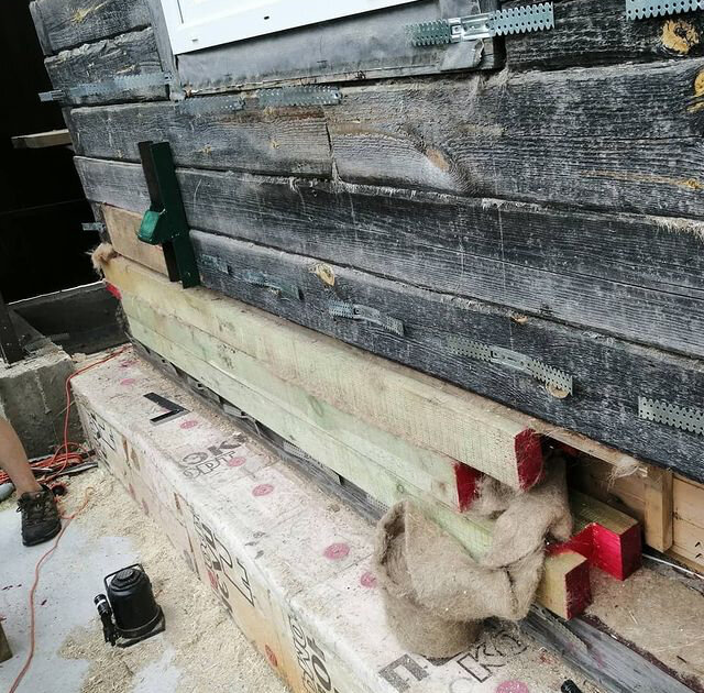 Замена гнилых венцов