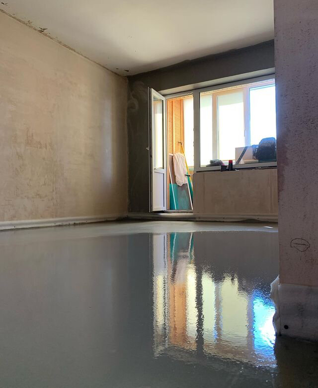 Устройство пола в гараже