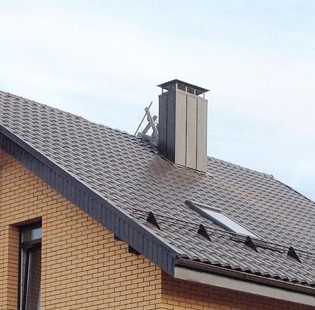 Монтаж дымников