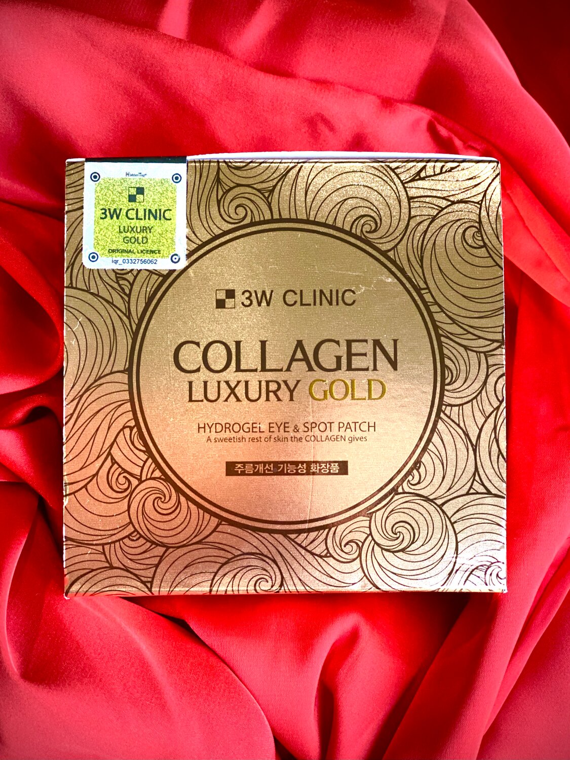3w clinic collagen luxury gold hydrogel, патчи 3w clinic collagen luxury gold, 3w clinic collagen luxury gold hydrogel eye patch, патчи для глаз 3w clinic collagen luxury gold hydrogel eye spot patch, collagen luxury gold hydrogel eye&spot patch[3w clinic]