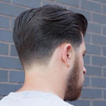 стрижка канадка фейд, undercut (андеркат) затылок, мужские прически сзади, фейд андеркат длинные волосы, fade haircut