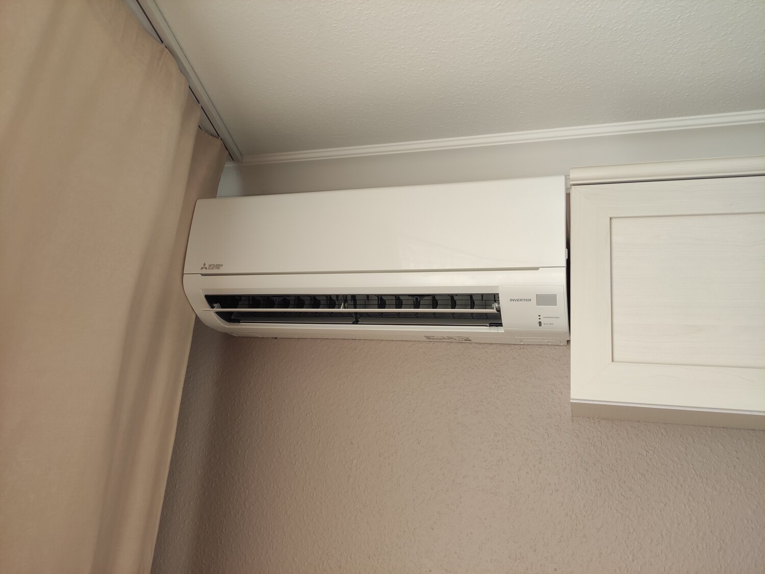 кондиционер, настенная сплит-система mitsubishi electric msz-dm35va / muz-dm35va, кондиционер установленный, mitsubishi electric classic msz-dm25va/muz-dm25va, mitsubishi electric msz-dm25va / muz-dm25va
