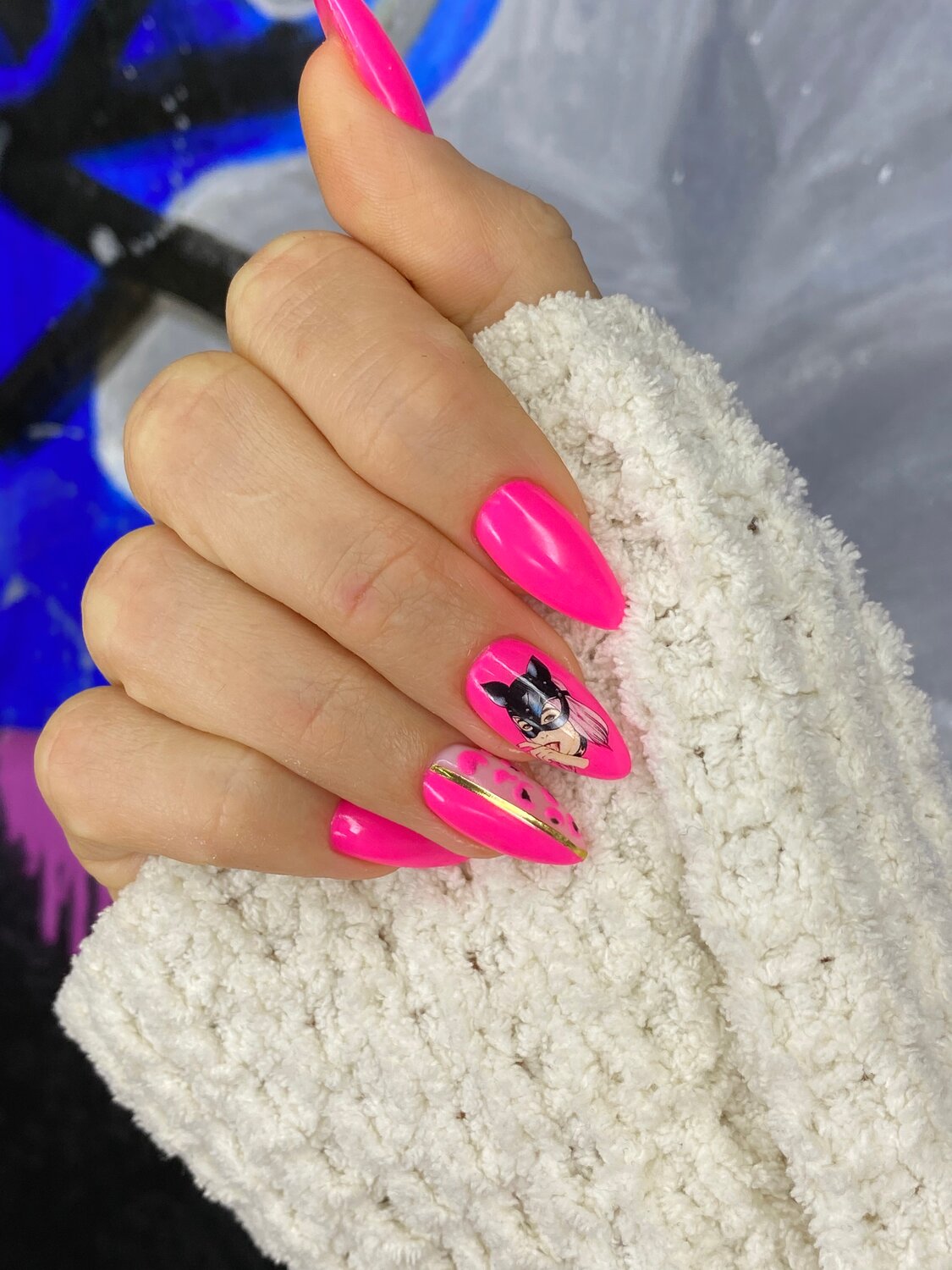 маникюр, ногти, ногти розовые, ногти розовые дизайн, маникюр цвета фуксии