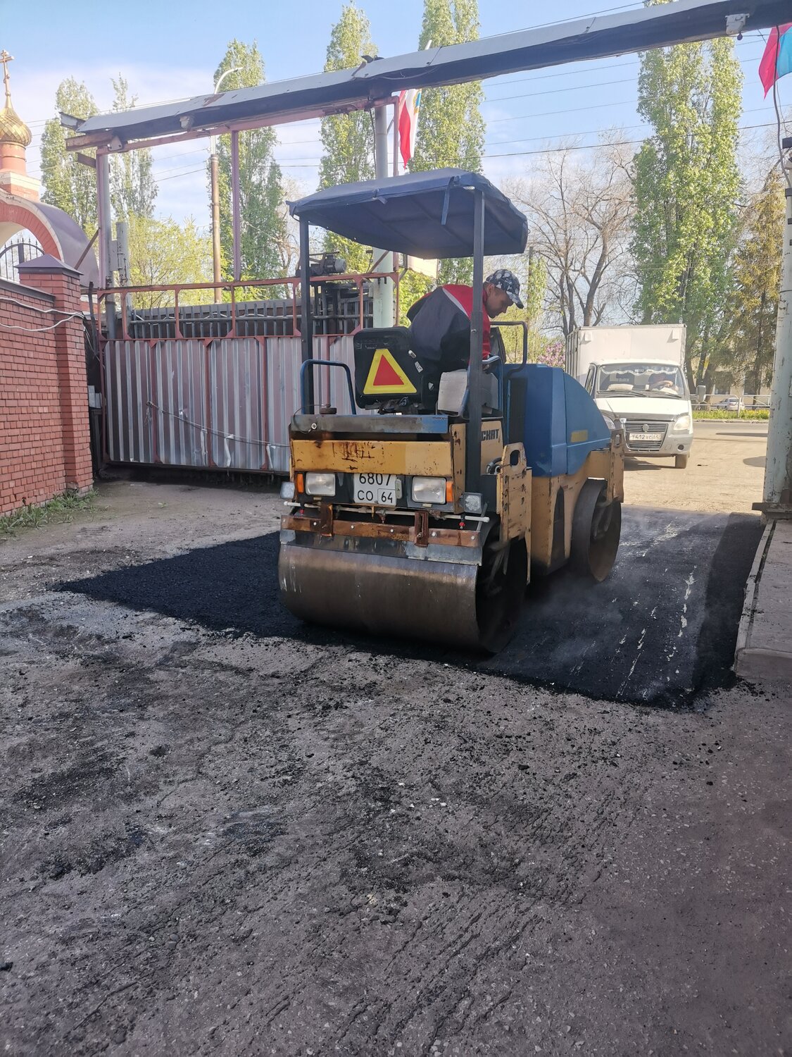 асфальтирование, асфальт, укладка асфальта, асфальт мастер, асфальтирование каток