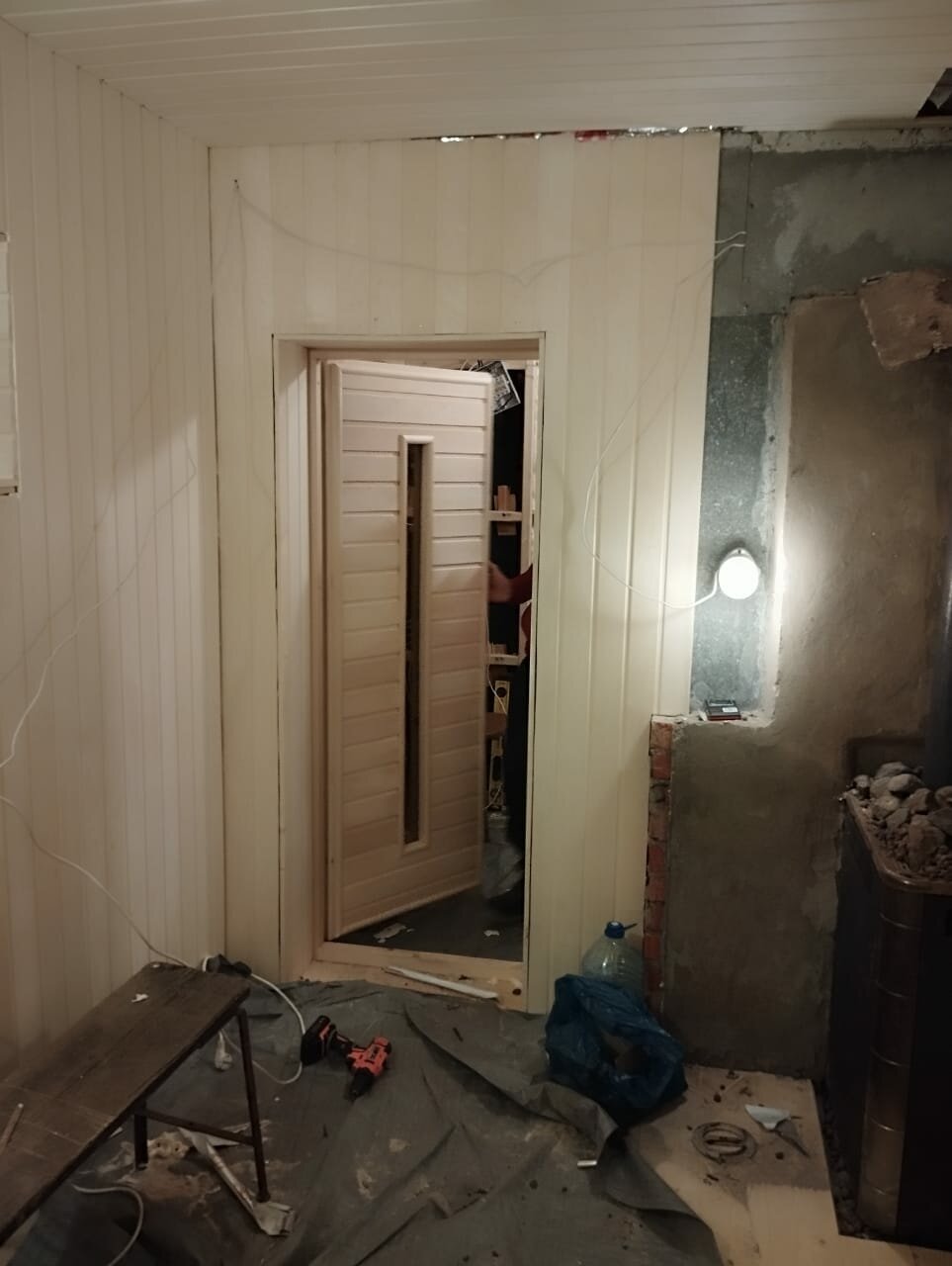 Отделка парной