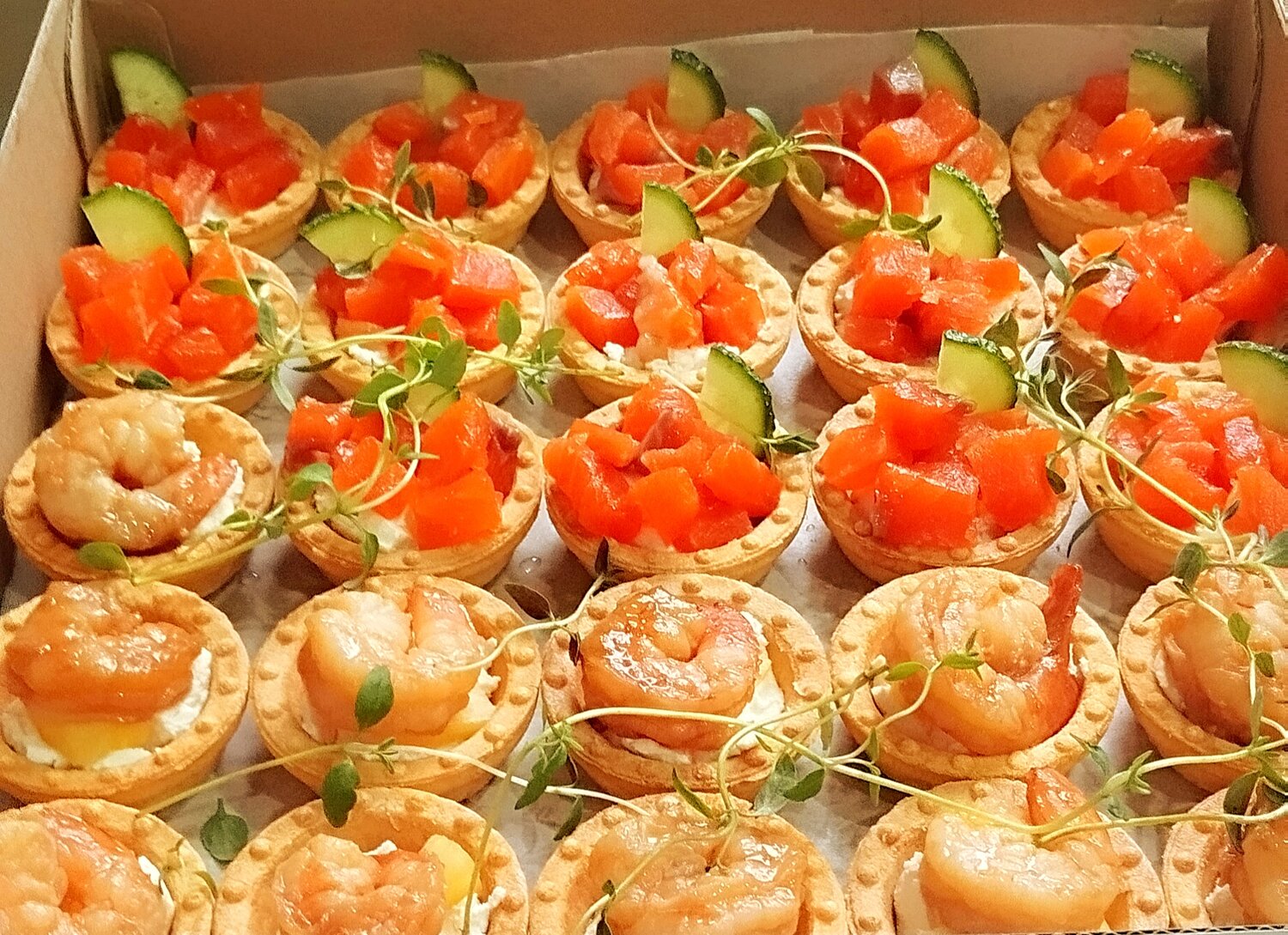 Канапе и тарталетки