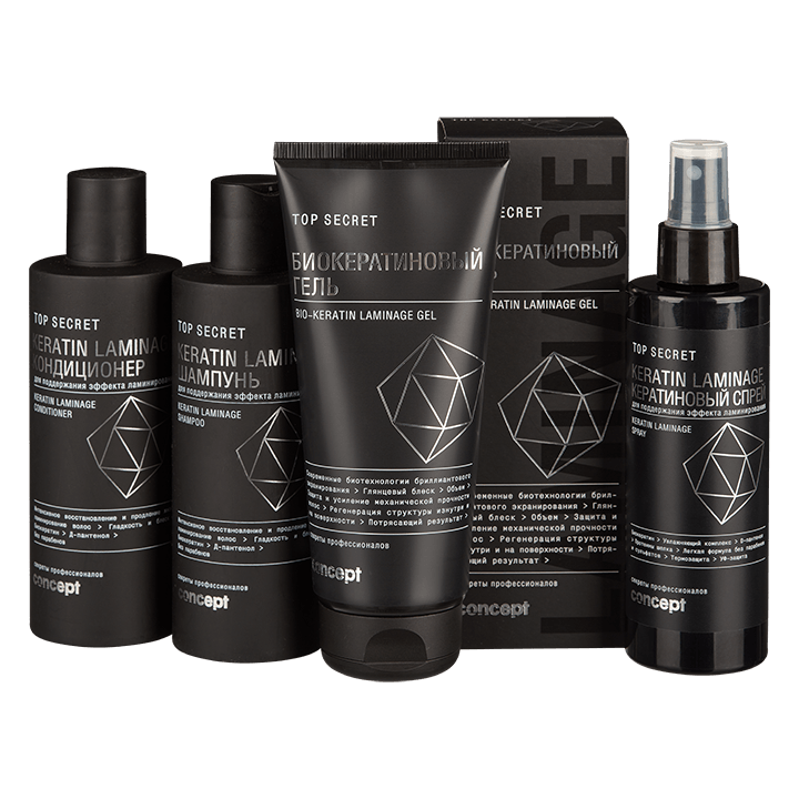 биокератиновый гель (bio-keratin laminage gel), 200 мл, биокератиновый гель концепт, keratin laminage шампунь concept, concept кератиновый спрей (keratin laminage) 200 мл, concept top secret биокератиновый гель