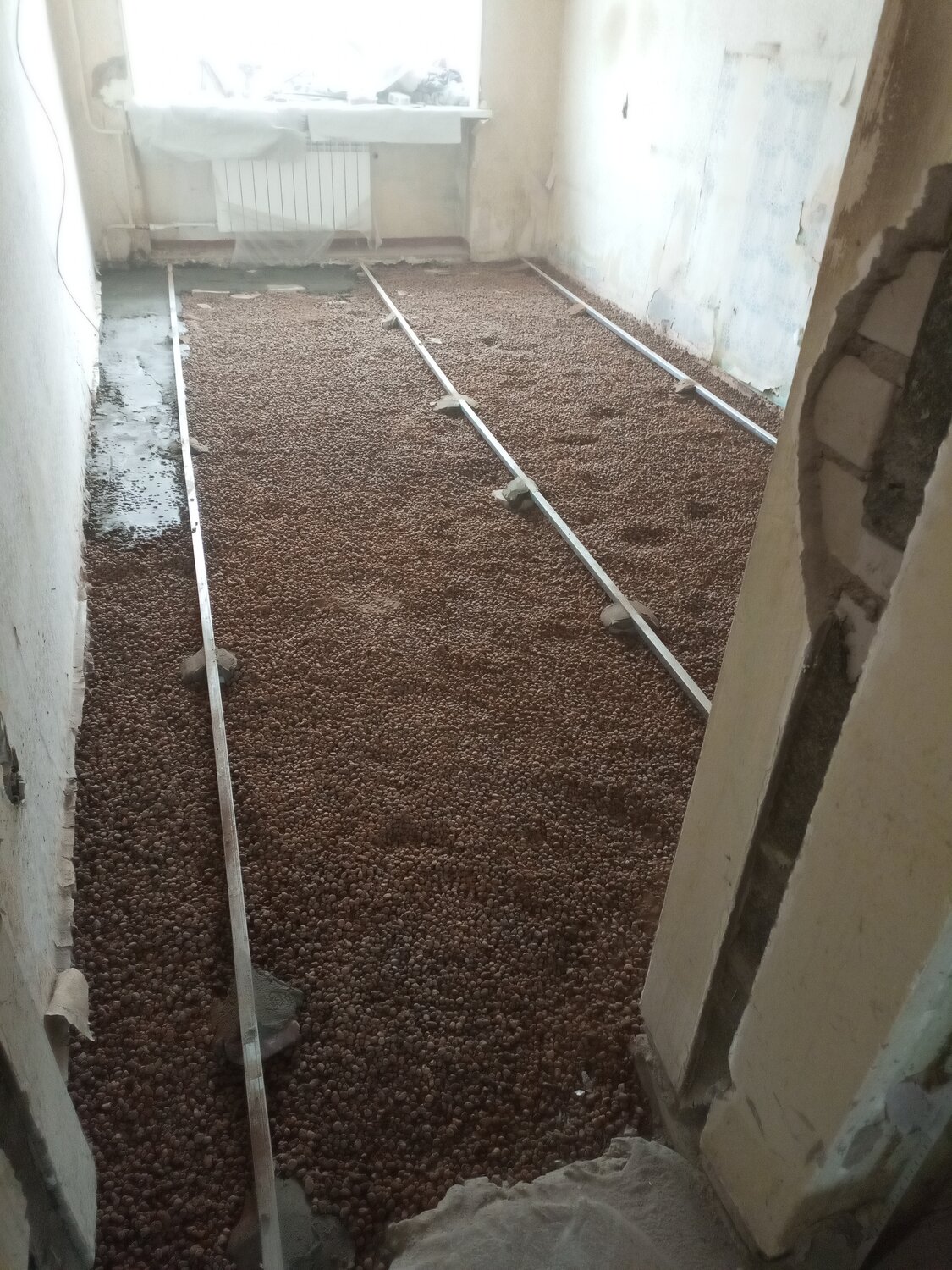 керамзит плюс цпс стяжка пола, керамзит для стяжки пола, стяжка пола, керамзит для теплого пола, устройство стяжки пола