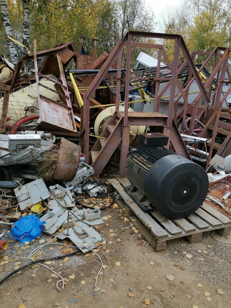 металлолом, сельхозтехника, техника, чермет сервис, 100 тонн металлолома