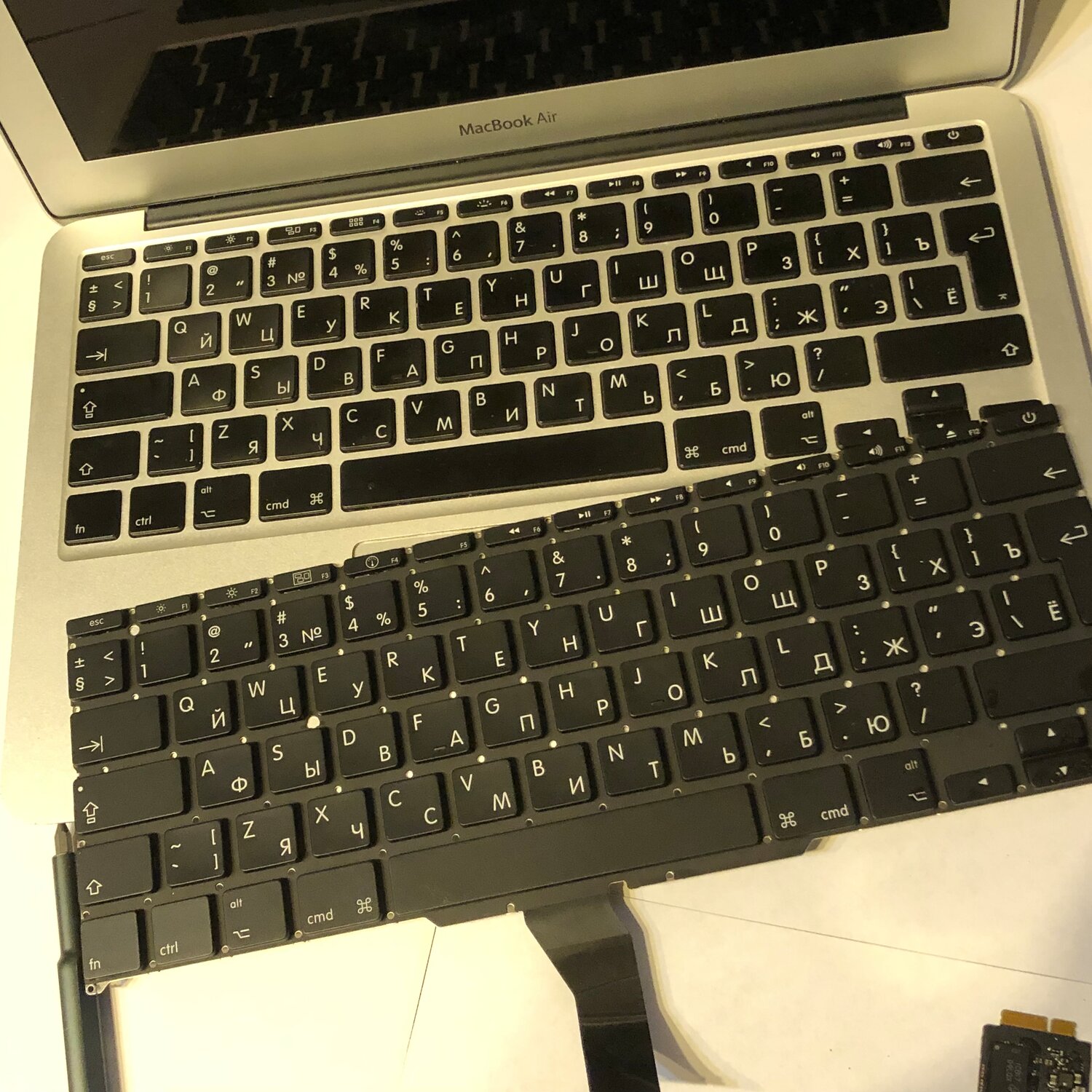 macbook air 5 клавиатура, клавиатура macbook a1286, macbook pro mid 2012, macbook air, macbook pro