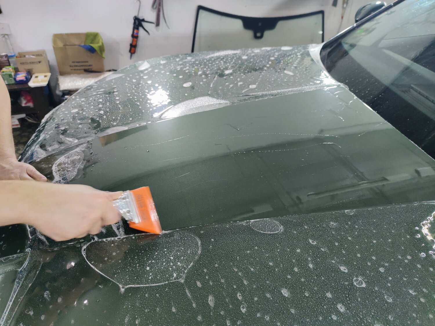 Пленка на крышу автомобиля
